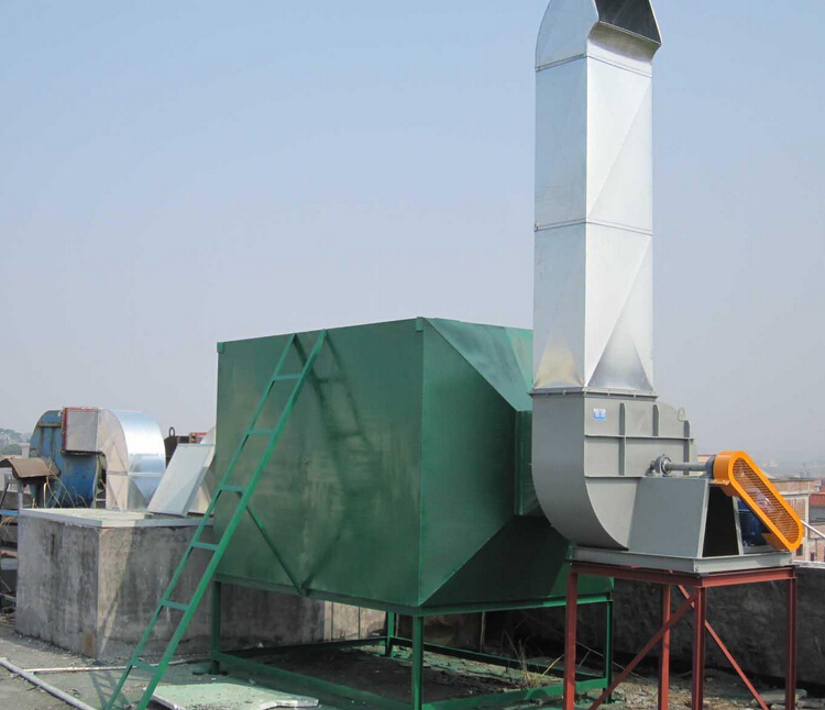 居峰环保为东莞石排华鸿电子厂设计安装废气治理工程