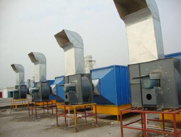 居峰环保为东莞汇海光电科技实业有限公司设计安装有机废气治理工程